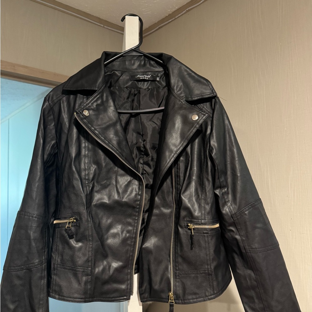 Mossimo Supply Co. Black Leather Jacket